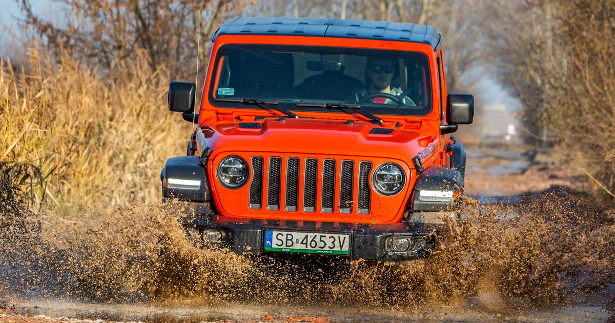 Jeep Wrangler Rubicon ostatni co się błotu nie kłaniał