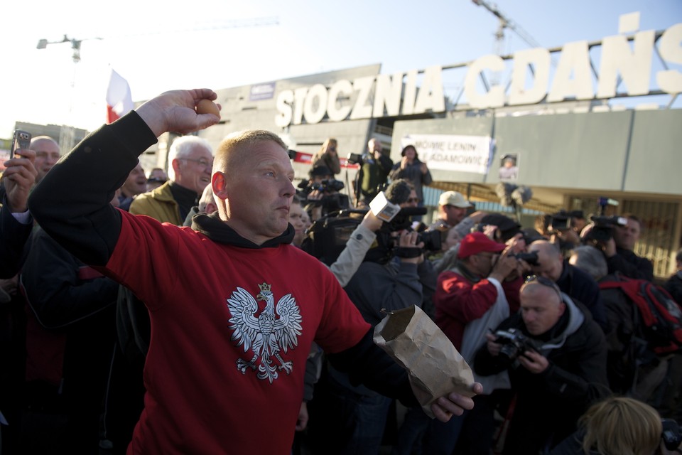 GDAŃSK STOCZNIA GDAŃSKA IM. LENINA PROTEST