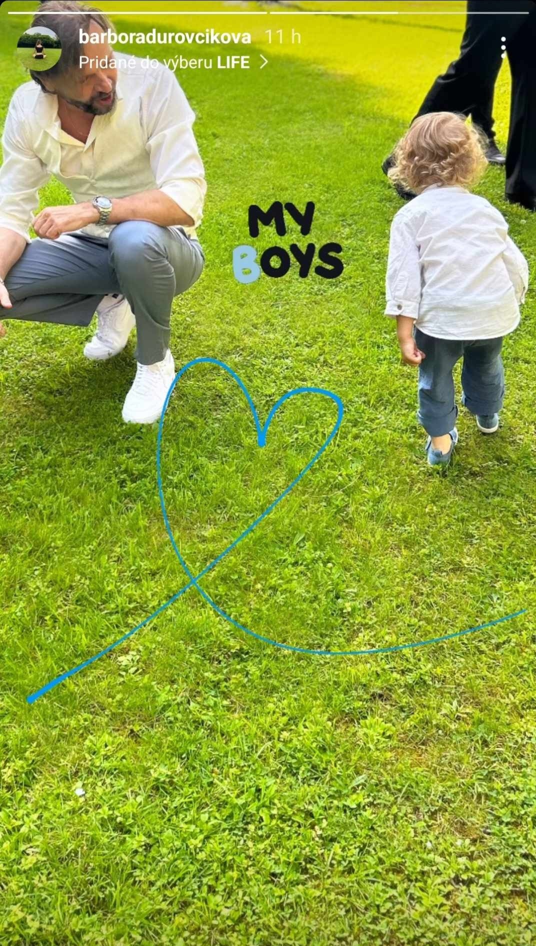 Ďurovčíkova manželka Barbora ukázala ich malého synčeka.