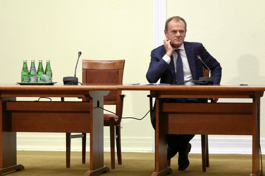 Donald Tusk przed komisją śledczą do spraw Amber Gold (05.11.2018)