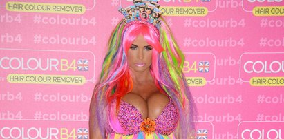 Katie Price w stylizacji fluo