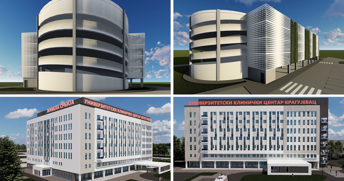 Ovako će izgledati novi Klinički centar Kragujevac: Šest operacionih ...