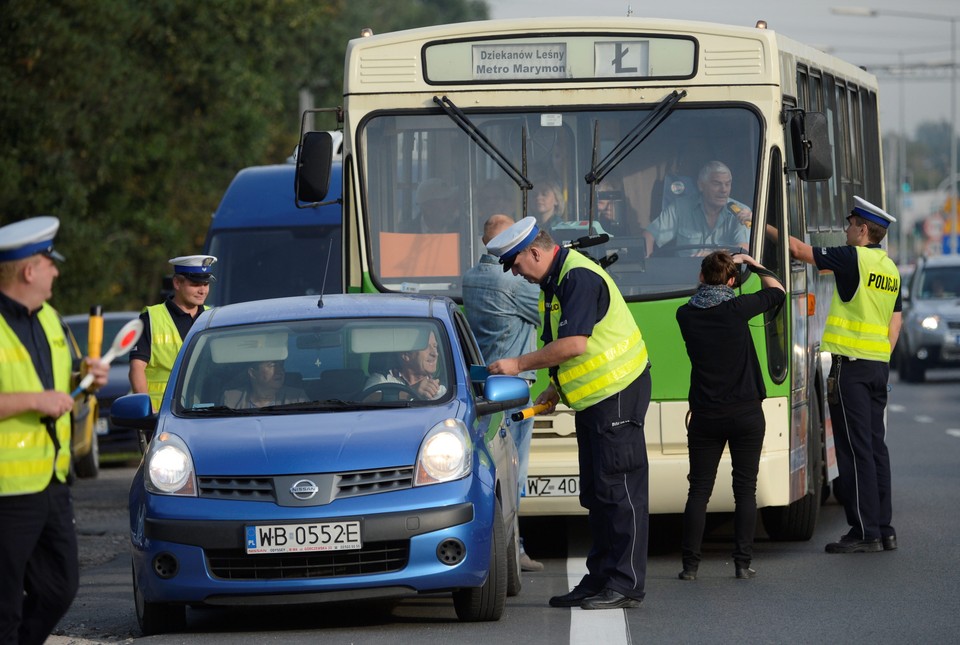 WARSZAWA POLICJA AKCJA PRĘDKOŚĆ