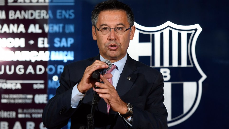 Prezydent Barcelony Josep Maria Bartomeu