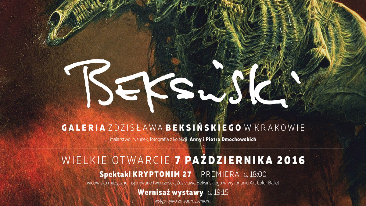 Tłumy zwiedzających z całej Polski oglądają codziennie prace Zdzisława Beksińskiego w galeriach w Nowohuckim Centrum Kultury (NCK) w Krakowie. Wystawa czasowa rysunków i fotografii artysty czynna będzie jeszcze do środy.