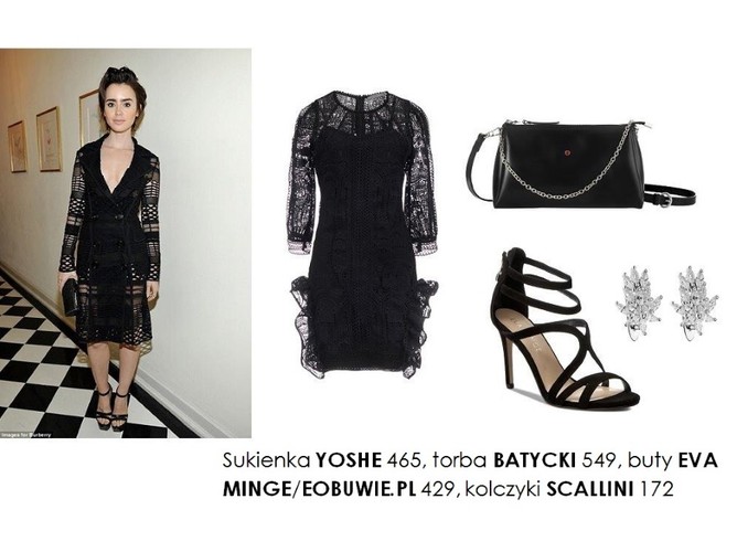 STYLIZACJE inspirowane Lily Collins