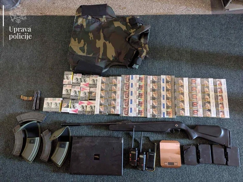 Zaplenjena roba u Crnoj Gori 