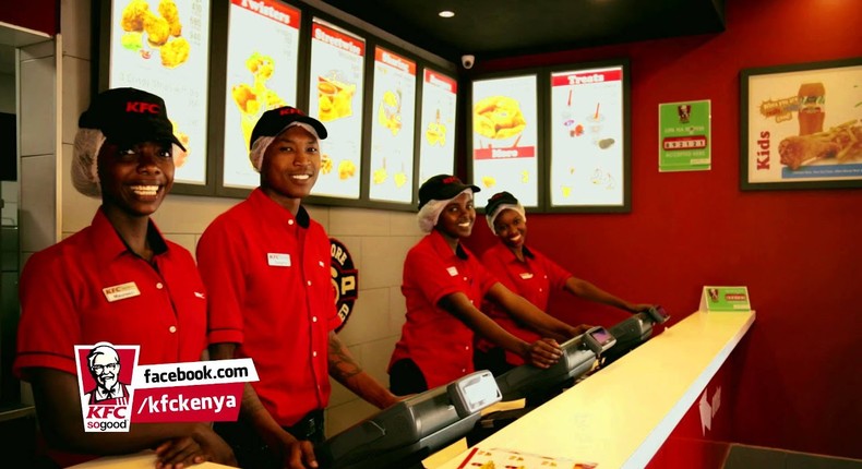 A KFC restaurant in Kenya