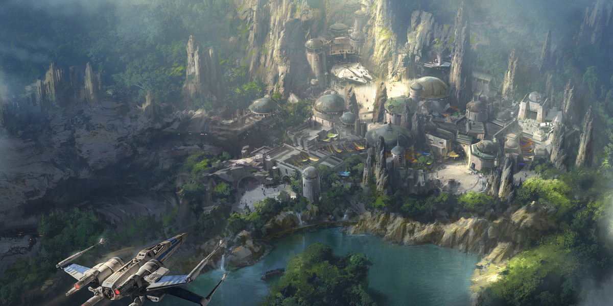 Tak wygląda szkic parku Star Wars Land