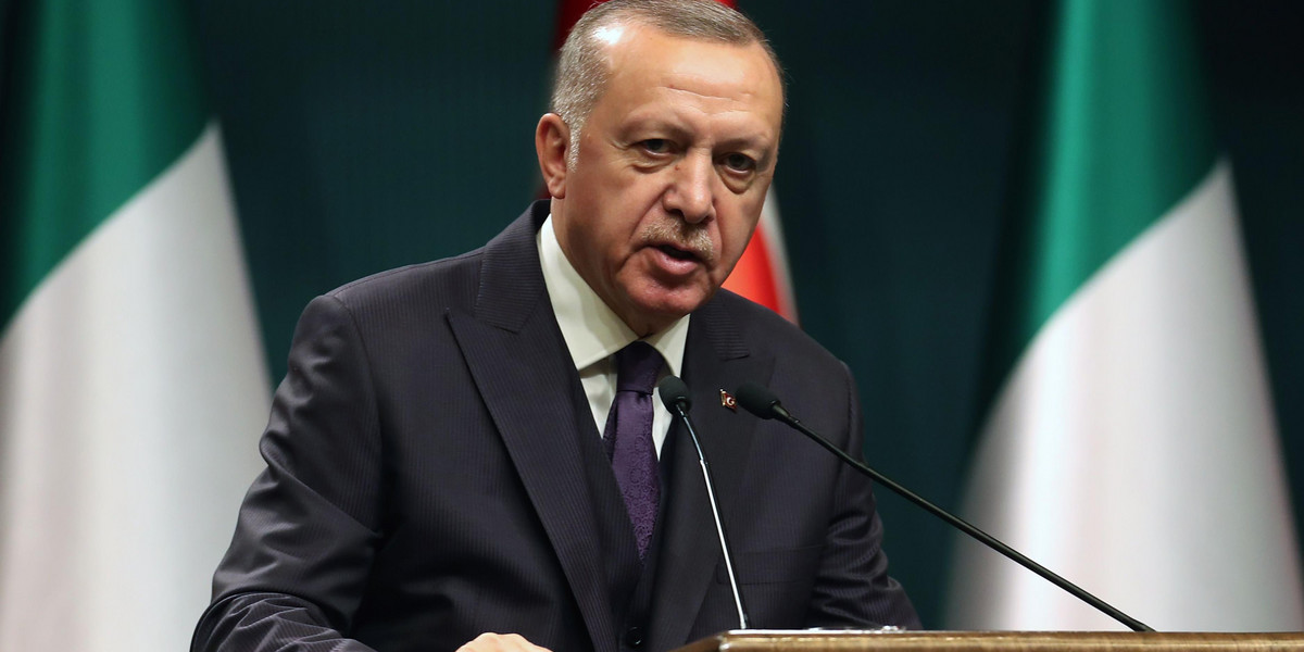 Recep Tayyip Erdogan obraził prezydenta Francji