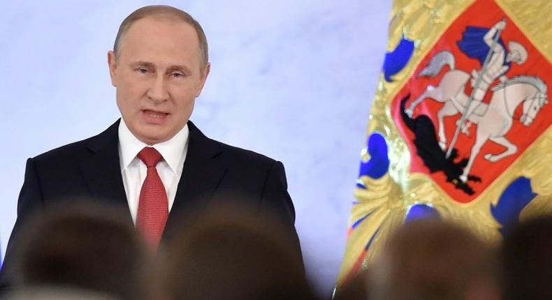 Vladimir Putin, who first took charge of Russia in 2000, complains of shortaqes of investment resources, modern technology and professional personnel