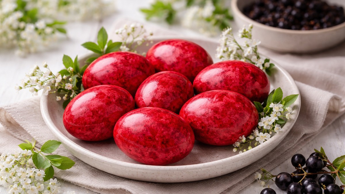 Ovako Ruskinje farbaju jaja i dobijaju najlepše crvene nijanse i efekat mermera