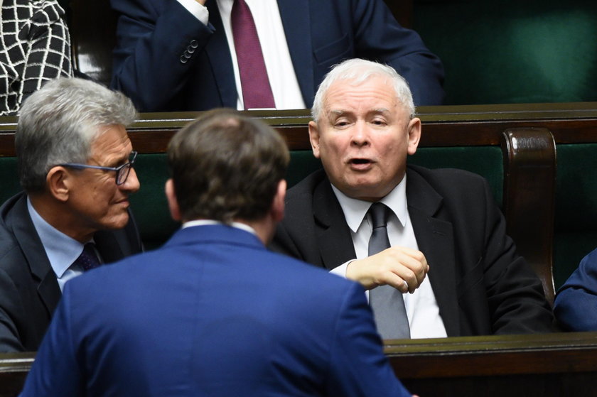 Jarosław Kaczyński pogonił posła w Sejmie