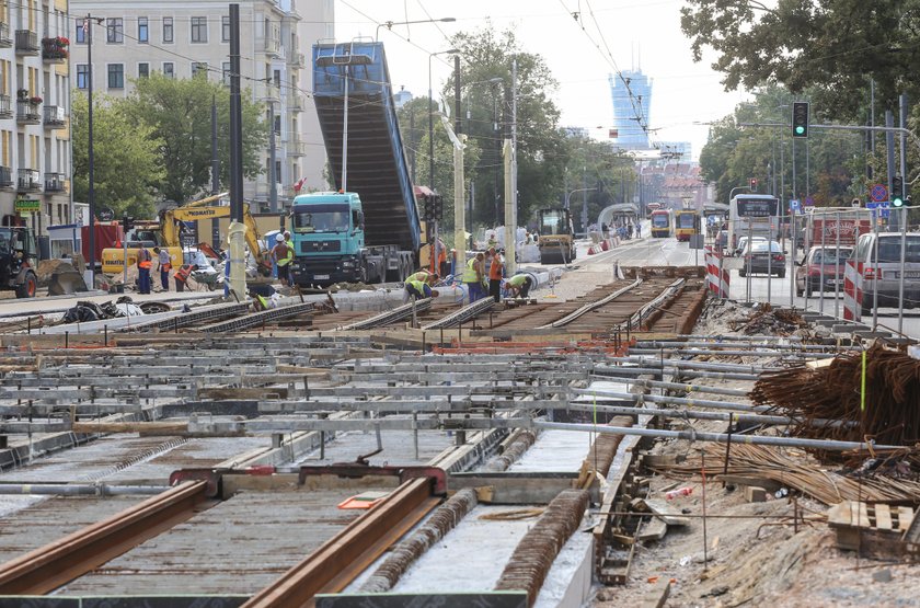 Tramwaje nie jadą na pl. Wileński