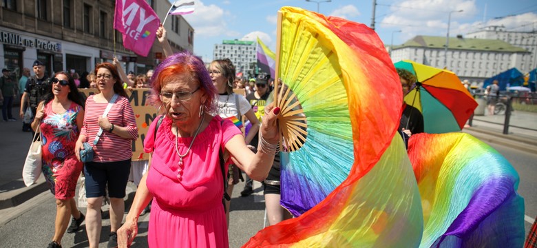 Parada Równości w Warszawie. Uczestnicy żądali uznania trzeciej i kolejnych płci