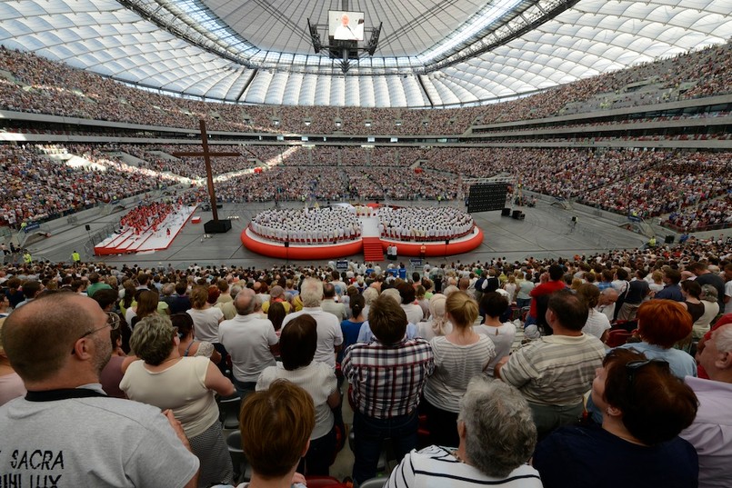 O. Bashobora uzdrawiał na Stadionie Narodowym. ZDJĘCIA
