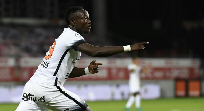 Chadian striker Casimir Ninga is Montpellier's top scorer this season with five goals in the past two matches