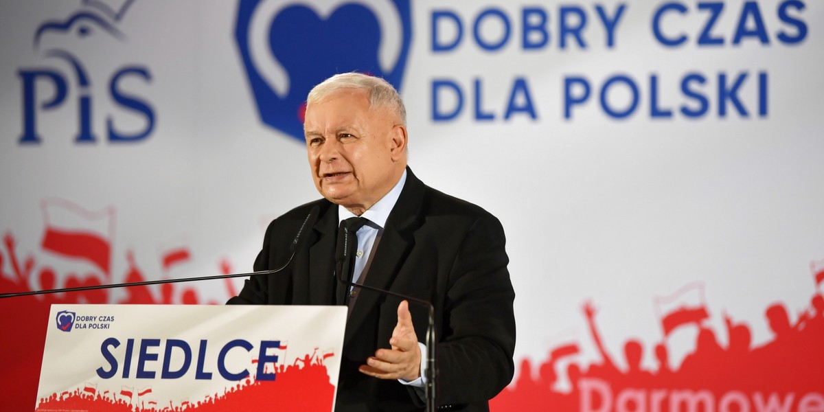 Jarosław Kaczyński zapowiedział, że PiS podzieli Mazowsze na "województwo Warszawa i okolice oraz województwo mazowieckie".