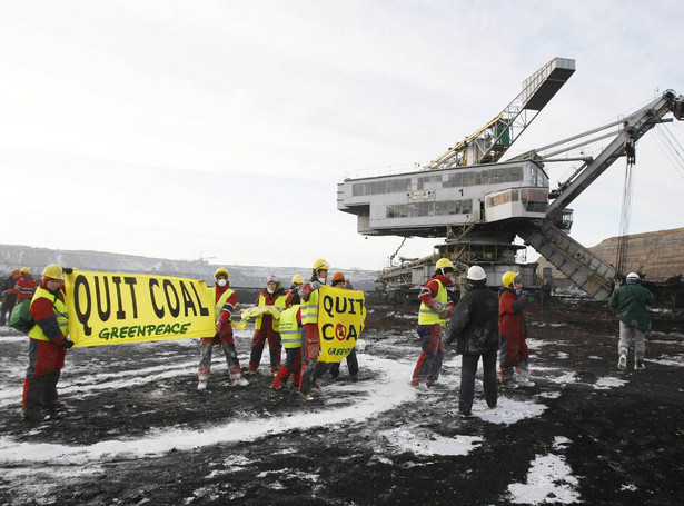 Ekolodzy z Greenpeace starli się z górnikami