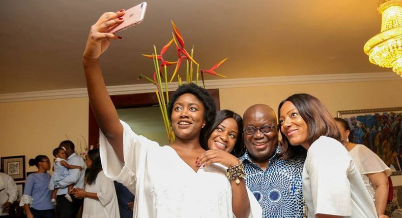 Nana Addo and famIily