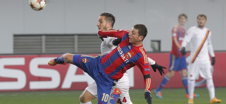 Liga Mistrzów: Roma nie wygrała w Moskwie. Remis w meczu z CSKA. WIDEO