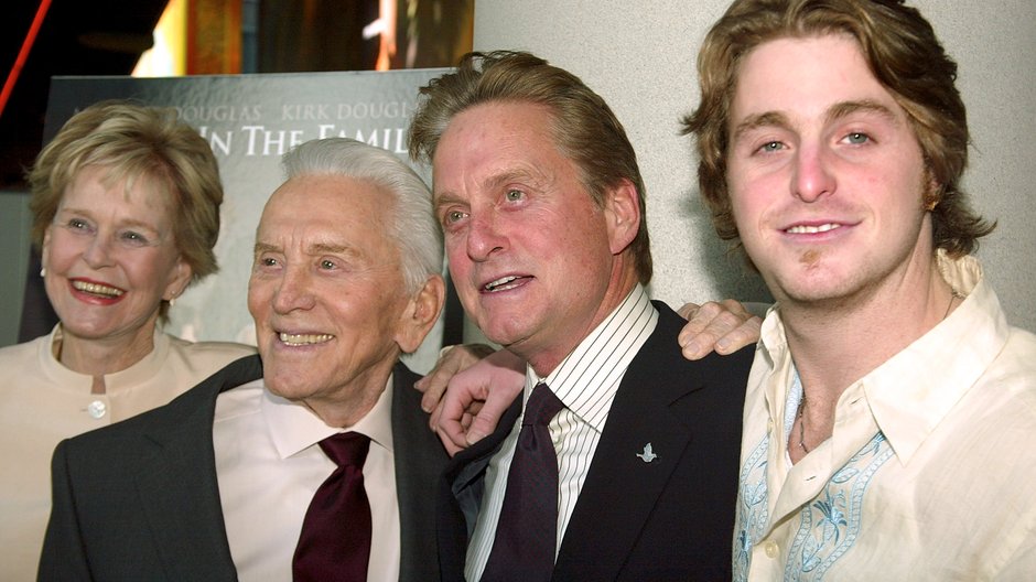 Diana, Kirk, Michael i Cameron Douglas