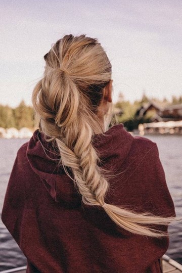 A halszálka fonás a laza és szép tökéletes kombinációja. @AMBERFILLERUP
