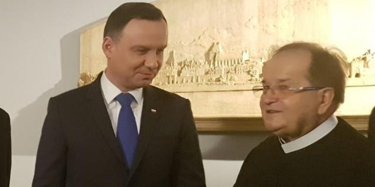 Duda na imprezie Rydzyka