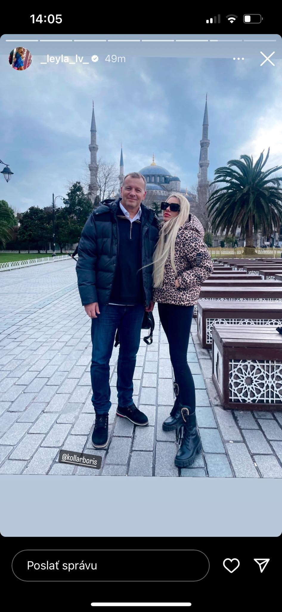 Laura Vizváryová a Boris Kollár si užívajú dovolenku v Instanbule.