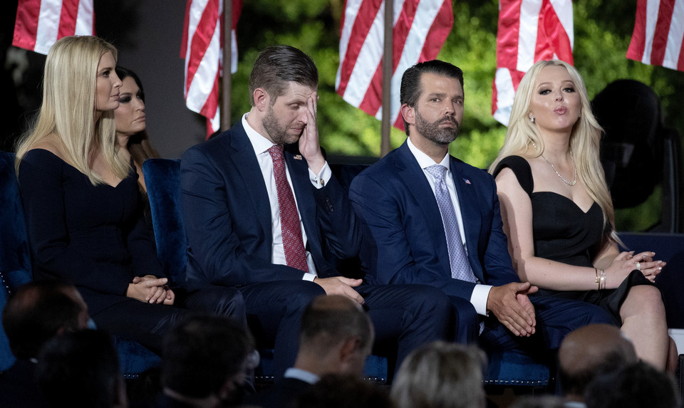 Ivanka Trump, Eric Trump, Donald Trump jr. i Tiffany Trump