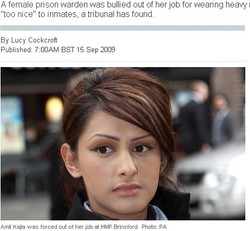Była za seksowna, by pracować w więzieniu?