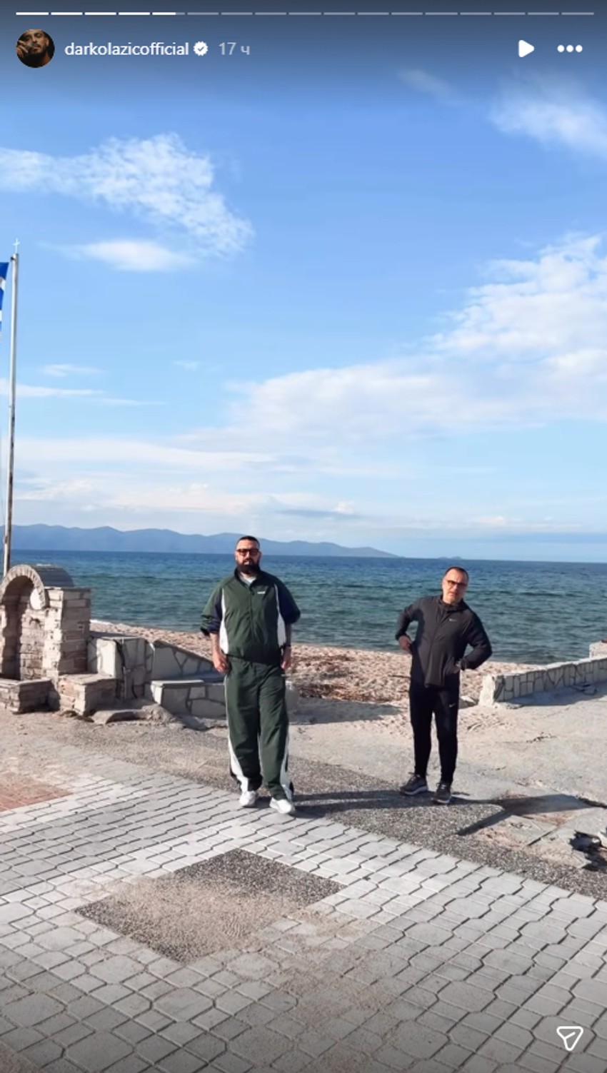 Darko Lazić na Svetoj Gori