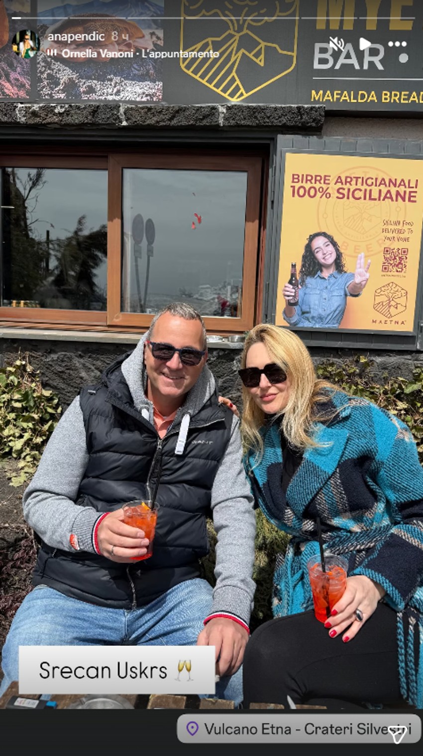 Ana Pendić sa mužem