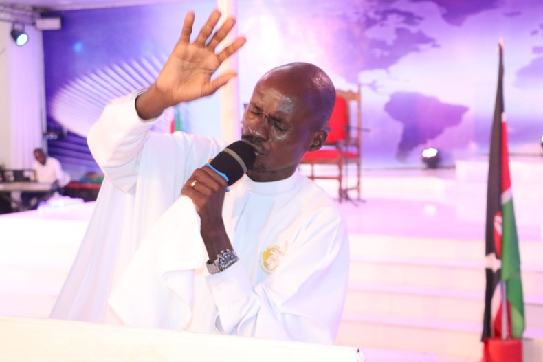 Pastor Ezekiel Odero during a past service