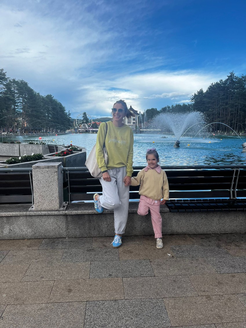 Marina Tadić sa ćerkom