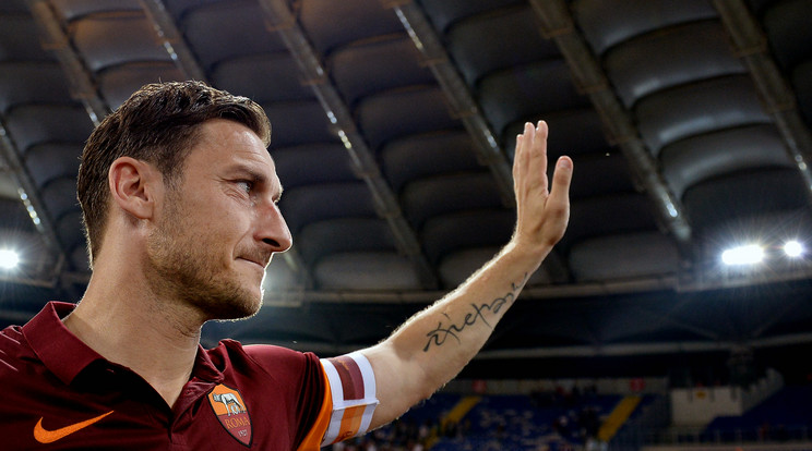 Totti végleg elbúcsúzott /Fotó: AFP