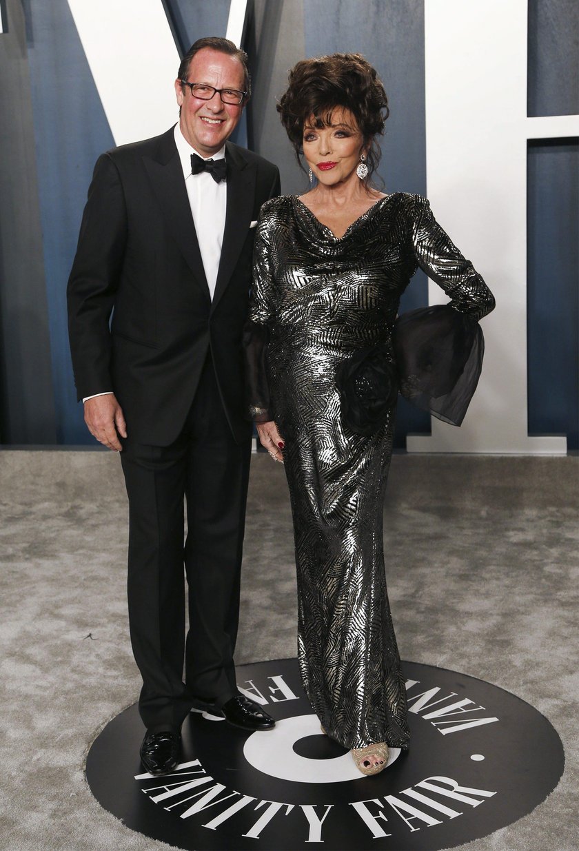 Joan Collins na imprezie „Vanity Fair”