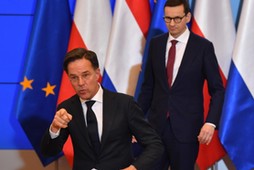 Mateusz Morawiecki i premier Holandii Mark Rutte