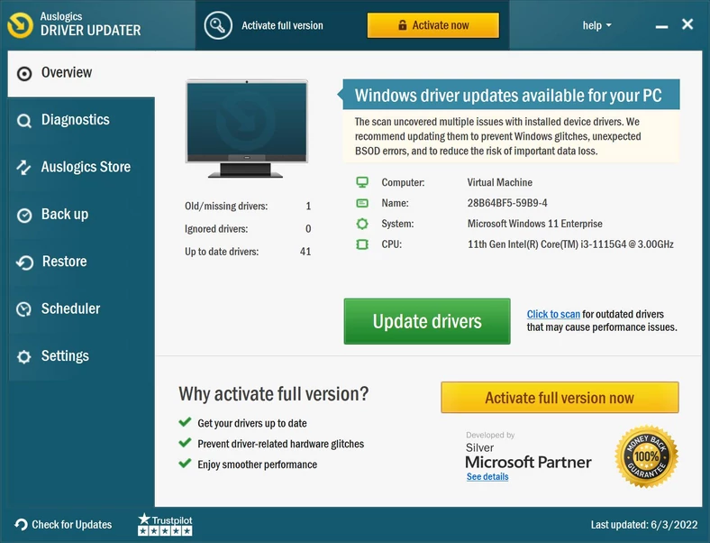 Auslogics Driver Updater