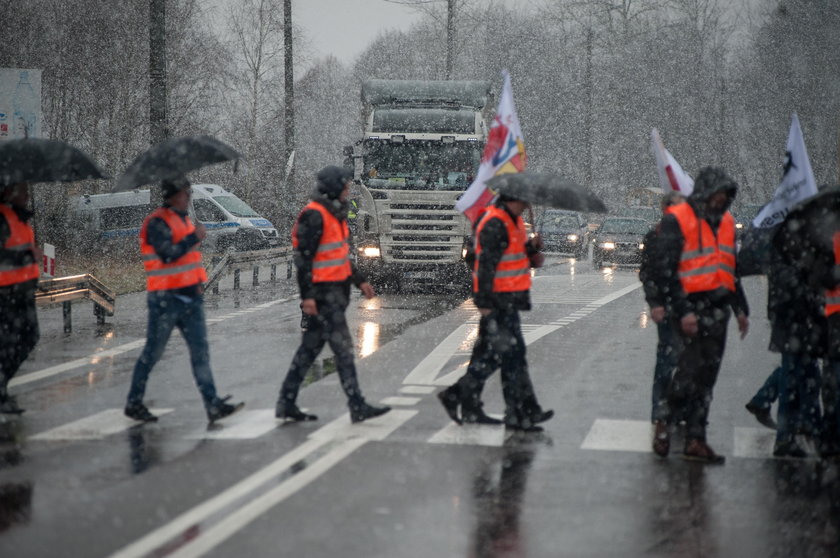 Protest w Mianowicach 