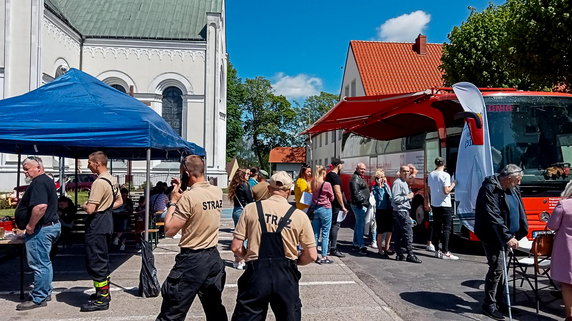 Akcja krwiodawstwa połączona z piknikiem służb mundurowych