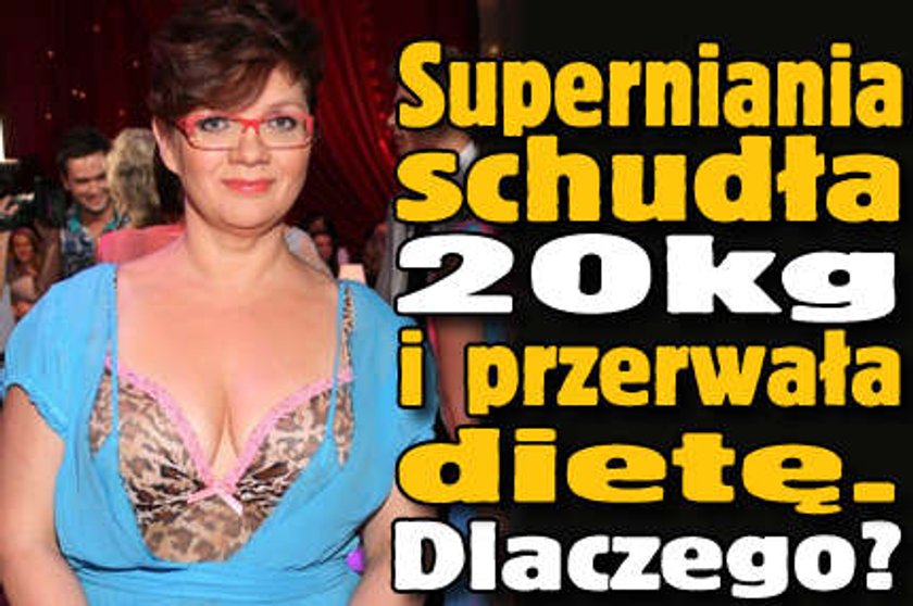 Superniania schudła 20 kg i przerwała dietę. Dlaczego?