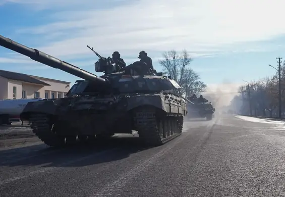 Noc w Ukrainie. Rosyjskie czołgi jadą w kierunku Kijowa. W stolicy zestrzelono samolot