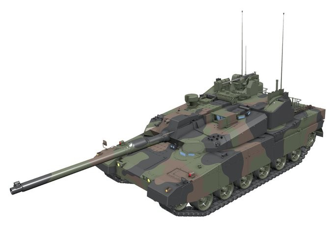 Na wizulaizacjach czołgów K2PL widoczny jest system KAPS-2