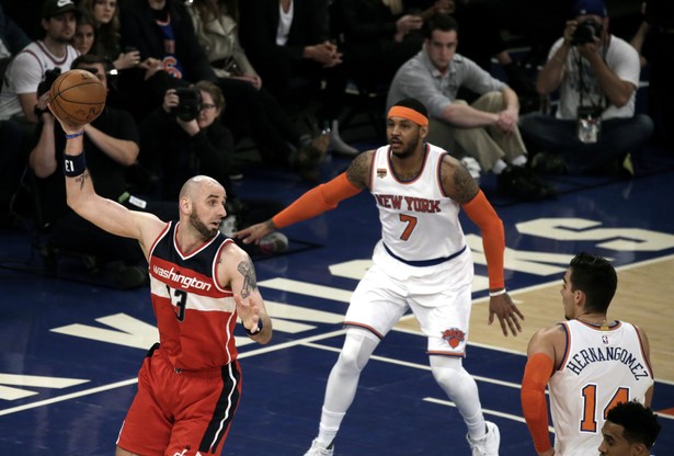 Liga NBA: Bardzo dobry mecz Gortata. Washington Wizards pokonali New York Knicks