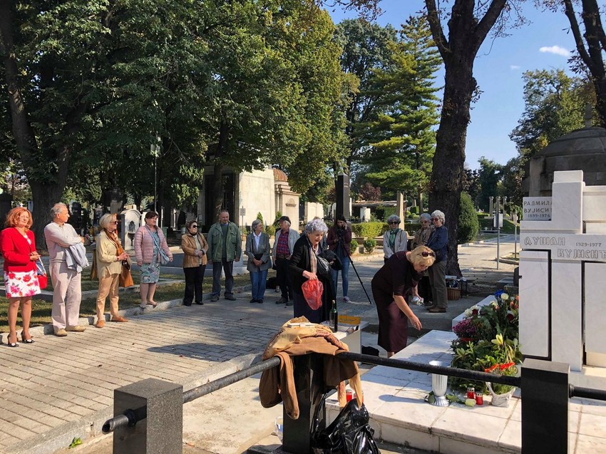 Grob Pavla Vuisića, obeležavanje 30 godina od smrti