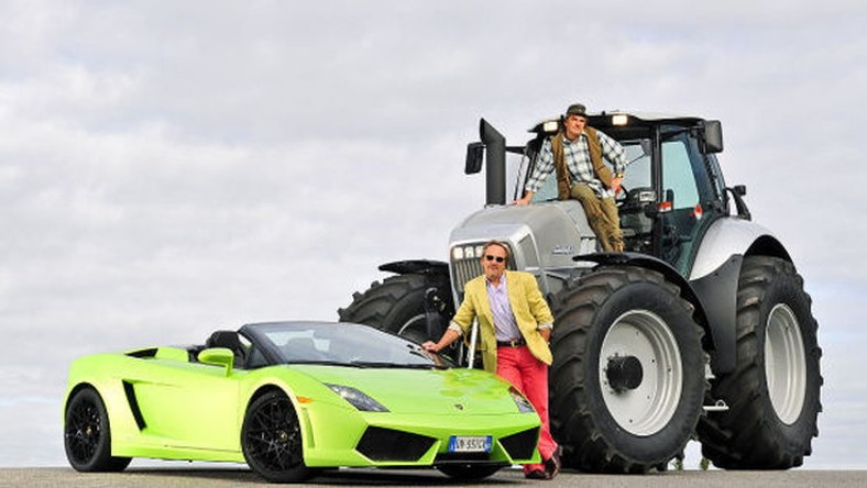 Traktor Lamborghini kontra Gallardo
