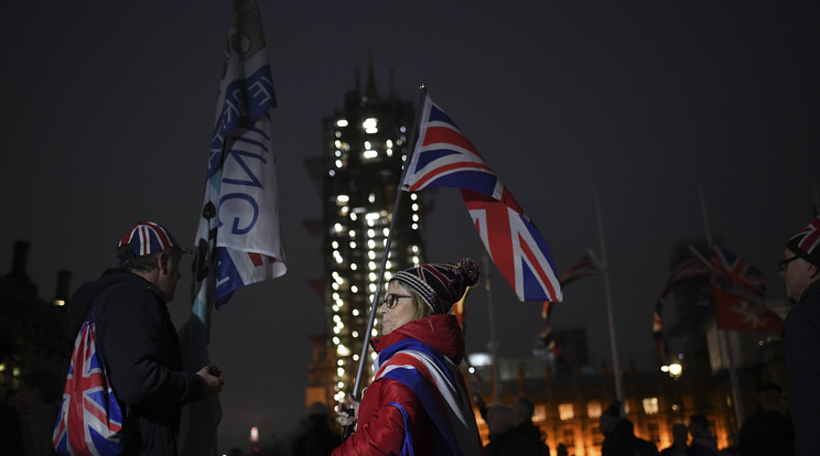 A Big Ben harangjával búcsúzott az Egyesült Királyság az Uniótól /Fotó: MTI/AP/Scott Heppell