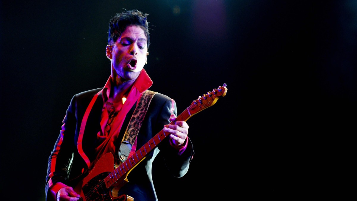 Prince performing live in Abu Dhabi, United Arab Emirates