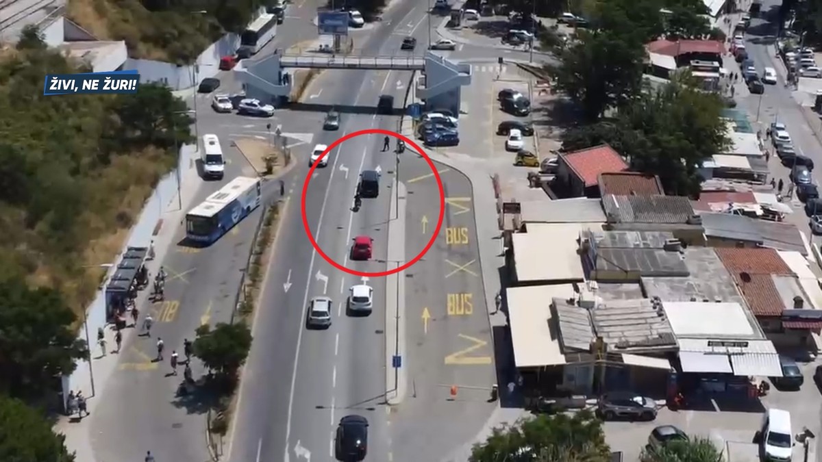 Policija u Crnoj Gori dronom uhvatila bahate vozače 